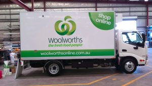 Australian Fast Signs-Woolworths- vehicle graphics
